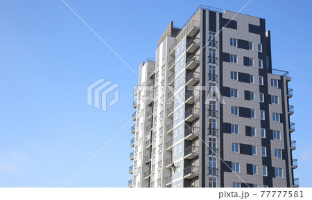 newly built multi-storey residential building newly built multi-storey residential building 77777581