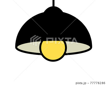豆電球の電気照明イラスト素材 77778286