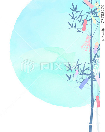 さわやかな七夕の背景 - 複数のバリエーションがあります 77782276