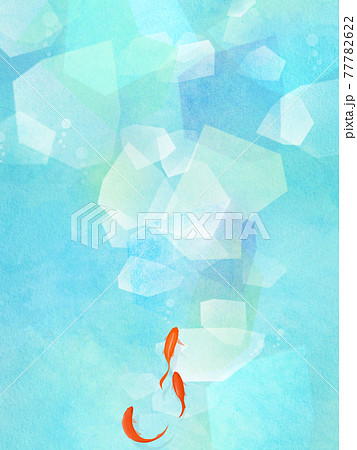 涼しいイメージの背景 複数のバリエーションがありますのイラスト素材