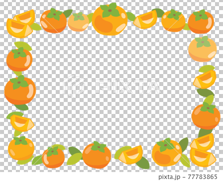 柿のフレームイラスト 77783865
