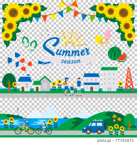 summer, vector, vectors - Stock Illustration [77783873] - PIXTA