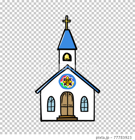 リアルな教会のイラストのイラスト素材