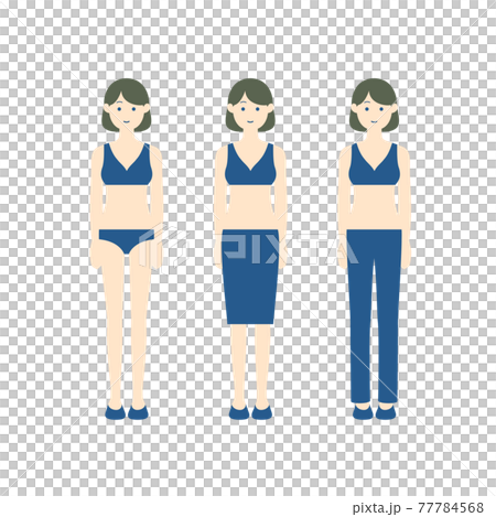女人在內衣中的插圖 女人在內衣中的插圖 77784568