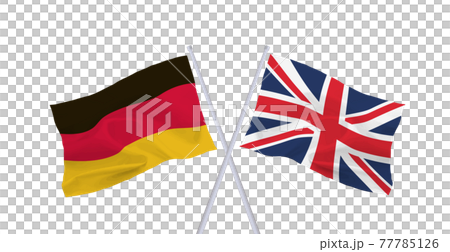 German and British flags 77785126