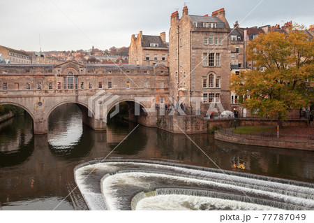 Bath, Somerset, United Kingdom. Old town 77787049
