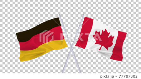 德國和加拿大國旗 77787302