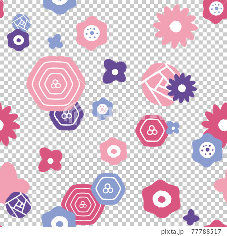 Scandinavian flower calm pastel color pattern 1 Scandinavian flower calm pastel color pattern 1 77788517