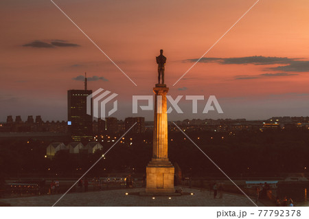 Statue of Victor, Belgrade, Serbia. 77792378