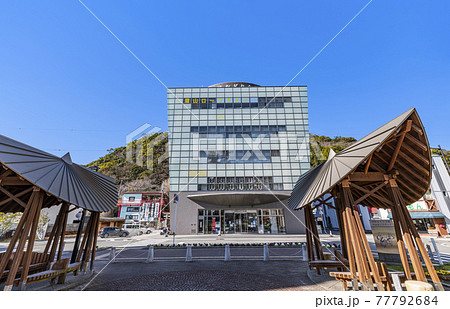 徳島県徳島市　快晴の阿波おどり会館 77792684