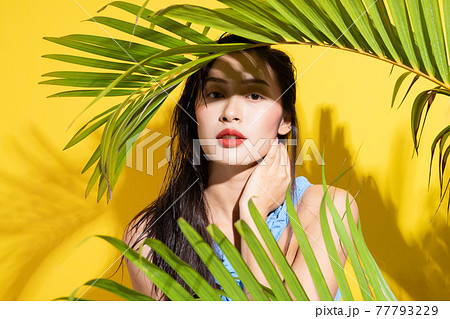 Woman, bikini, summer 77793229