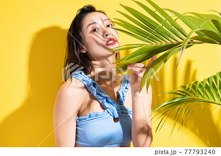 Woman, bikini, summer 77793240