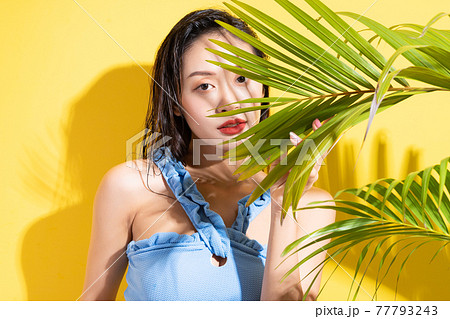Woman, bikini, summer 77793243