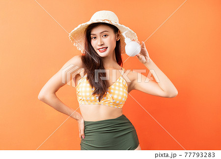 Woman, bikini, summer Woman, bikini, summer 77793283