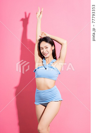 Woman, bikini, summer Woman, bikini, summer 77793353