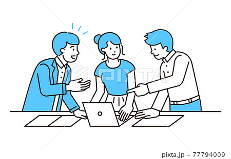 ビジネス会議 77794009
