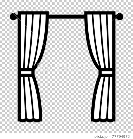 家具アイコン　カーテン 77794973
