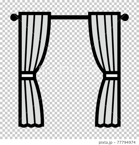 家具圖標窗簾 77794974