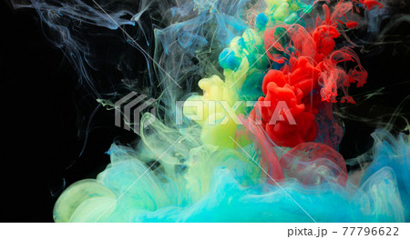 Color drops in water Color drops in water 77796622