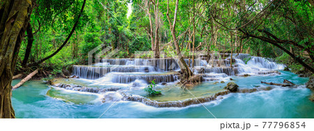 Huai Mae Khamin Waterfall level 6, Khuean Srinagarindra National Park, Kanchanaburi, Thailand 77796854