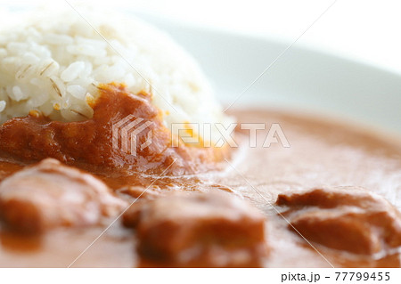 シンプルな柔らかお肉のバターチキンカレー 77799455