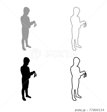 Boy holds toy Child hold bunny hare rabbit Boy holds toy Child hold bunny hare rabbit 77800154