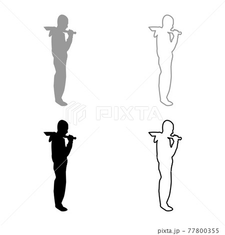 Man with sword machete Cold weapons in hand  77800355