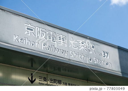 京阪電車の七条駅 77803049