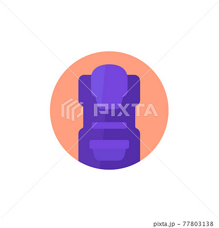 Mammography machine icon, flat vector 77803138