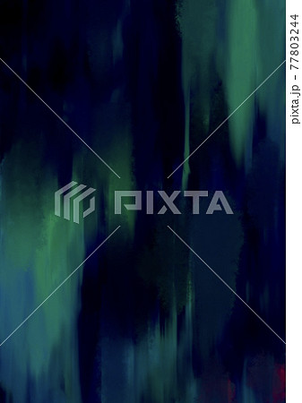 幻想的な緑と青の縦線の水彩テクスチャ背景のイラスト素材