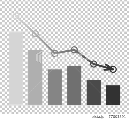 下降條形圖和折線圖 77803891