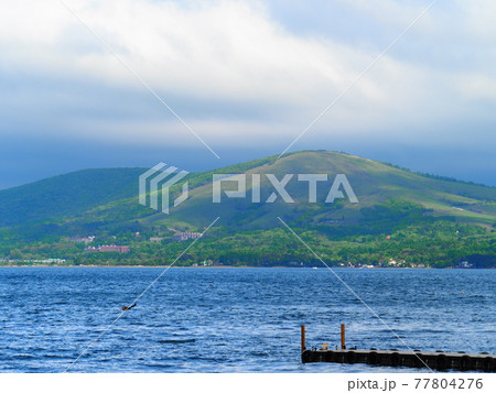 山中湖の風景 山中湖の風景 77804276