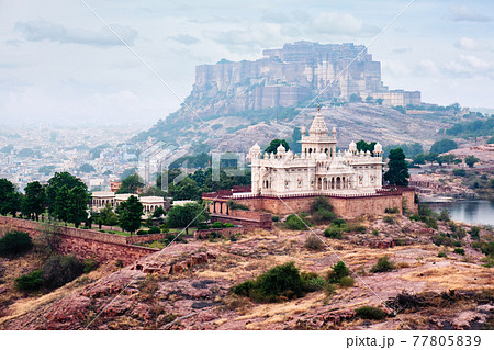 Jaswanth Thada mausoleum, Jodhpur, Rajasthan, India Jaswanth Thada mausoleum, Jodhpur, Rajasthan, India 77805839