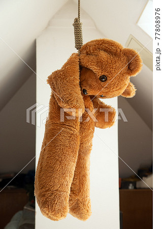 hanging teddy bear