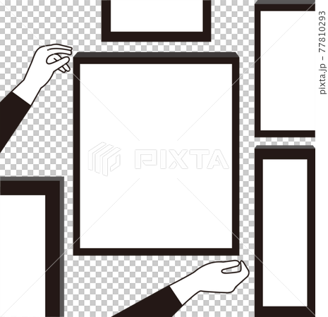 Picture frame message information bulletin board wall Picture frame message information bulletin board wall 77810293