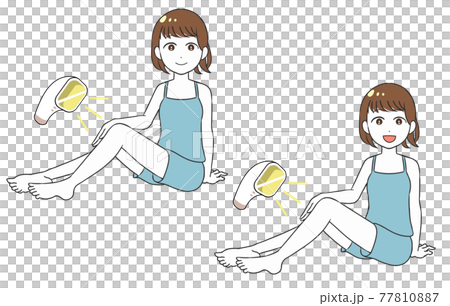 脱毛　家庭用レーザー　女性 77810887