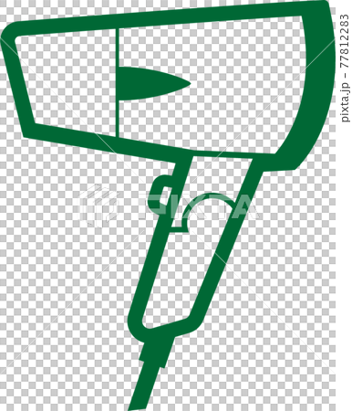 Hair dryer icon illustration 77812283