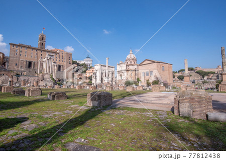 古代ローマの中心 フォロロマーノ 古代ローマの中心 フォロロマーノ 77812438