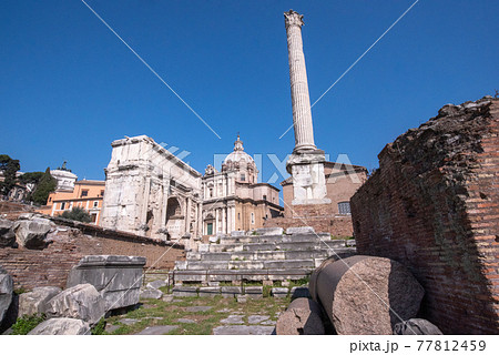 古代ローマの中心 フォロロマーノ 古代ローマの中心 フォロロマーノ 77812459