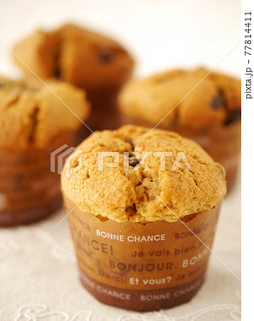 ピーナツクリームマフィン（アップ） 77814411