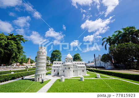 The model building of Piazza dei Miracoli in Mini Siam Pattaya. 77815923