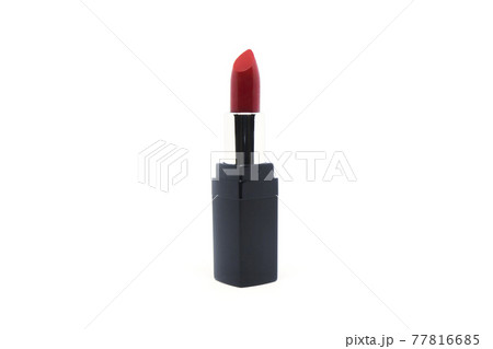 Red lipstick isolated on white background 77816685