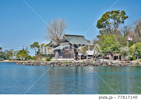 【浮島神社】 熊本県上益城郡嘉島町井寺 77817140