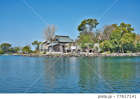 【浮島神社】 熊本県上益城郡嘉島町井寺 77817141