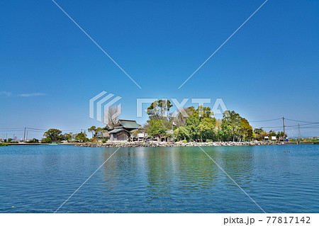 【浮島神社】 熊本県上益城郡嘉島町井寺 77817142