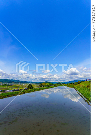 京都府・亀岡の田園風景 77817817