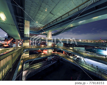 此花大橋 ループ歩道橋 此花大橋 ループ歩道橋 77818353