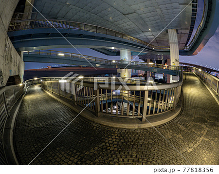 此花大橋 ループ歩道橋 77818356