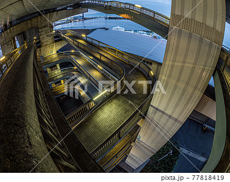 此花大橋 ループ歩道橋 77818419