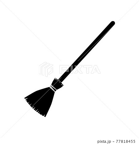 broom long icon on white background. broom sign. broom stick with long wooden handle symbol. tool for cleaning logo. halloween accessory object. flat style. broom long icon on white background. broom sign. broom stick with long wooden handle symbol. tool for cleaning logo. halloween accessory object. flat style. 77818455